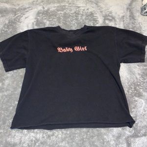 Black “Baby Girl” Pacsun shirt